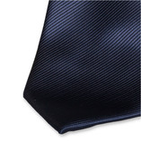 Cravate en polyester bleu foncé - Thumbnail 2