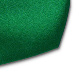 Cravate vert bouteille en satin polyester - Thumbnail 2
