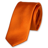 Cravate slim orange foncé - Thumbnail 1