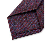 Cravate Etroite Rouge-Bleu Mixte - Thumbnail 3