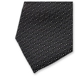 Cravate étroite Noir - Cercle - Thumbnail 2