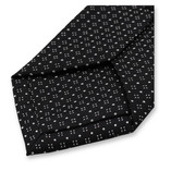 Cravate étroite noire - Motif à pois - Thumbnail 3