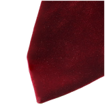 Cravate en velours Bourgogne - Thumbnail 2