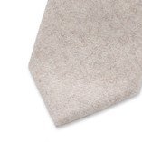 Cravate Beige - Laine - Thumbnail 2
