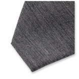 Cravate étroite structure laine Gris foncé - Thumbnail 2