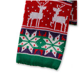 Cravate Noël rouge/vert - Thumbnail 2