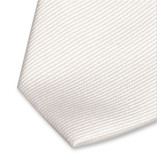 Cravate femme blanche - Soie - Thumbnail 2