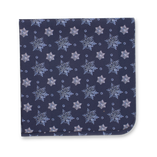 Pochette de Noël Bleu Glace - Flocons de Neige - Thumbnail 1