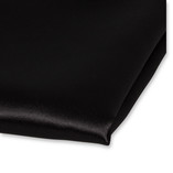 Pochette noire de satin polyester - Thumbnail 2