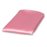 Pochette rose clair de satin polyester - Thumbnail 1