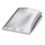 Pochette grise de satin polyester - Thumbnail 1