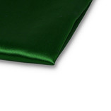 Pochette vert bouteille de satin polyester - Thumbnail 2