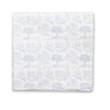 Pochette en Coton Toile de Jouy - Bleu clair - Thumbnail 1