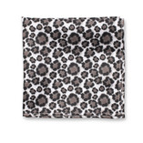 Gris Pochette de costume - Léopard - Thumbnail 1