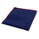 Pochette de costume bleu foncé - Détail Rouge - Thumbnail 1