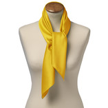 Foulard polyester jaune - carré - Thumbnail 2