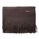 Châle d'Hiver - Mélange Gris Foncé - Thumbnail 1