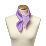 Foulard soie lilas - carré - Thumbnail 2
