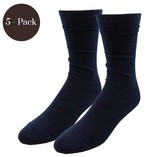 Chaussettes - Bleu Foncé - 5 Pack - Thumbnail 1
