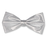 Nœud papillon argent brillant - Thumbnail 1