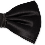 Nœud papillon en polyester noir - Thumbnail 2