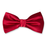 Nœud papillon en polyester rouge foncé  - Thumbnail 1