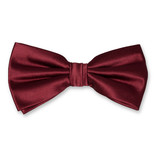 Nœud papillon en polyester bordeaux - Thumbnail 1