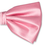Nœud papillon en polyester rose clair - Thumbnail 2