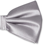 Nœud papillon en polyester gris  - Thumbnail 2