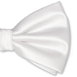 Nœud papillon en polyester blanc - Thumbnail 2