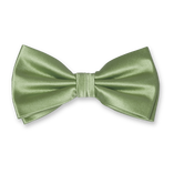 Nœud papillon en polyester Vert sauge - Thumbnail 1