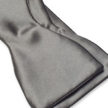 Nœud papillon gris à nouer - Thumbnail 2
