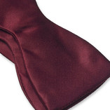 Nœud papillon bordeaux à nouer - Thumbnail 2