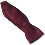 Nœud papillon bordeaux à nouer - Thumbnail 1