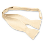 Nœud papillon écru à nouer  - Thumbnail 1