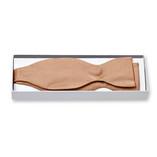 Nœud papillon beige à nouer  - Thumbnail 2