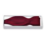 Nœud papillon bordeaux à nouer  - Thumbnail 2