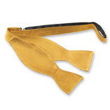 Nœud papillon jaune ocre à nouer - Thumbnail 1