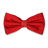 Nœud papillon à pois - rouge - Thumbnail 1