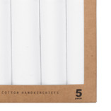 Mouchoirs homme - Blanc - Thumbnail 2