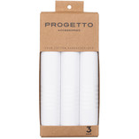 Mouchoirs homme - Blanc - Pack de 3 - Thumbnail 1