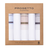 Mouchoirs homme - Variation Blanc - Thumbnail 1