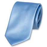 Cravate en polyester bleu clair - Thumbnail 1