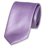Cravate en polyester lilas - Thumbnail 1