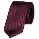 Cravate slim aubergine - Thumbnail 1