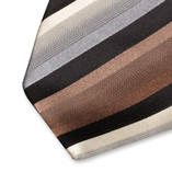 Cravate marron/gris - Thumbnail 2