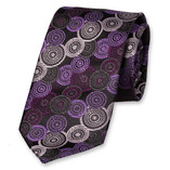 Cravates cercles violets - Thumbnail 1