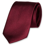 Cravate rouge bordeaux - Thumbnail 1