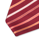 Cravate aux rayures rouges - Thumbnail 2