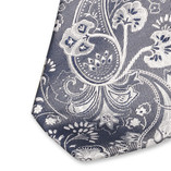 Cravate Paisley grise - Thumbnail 2